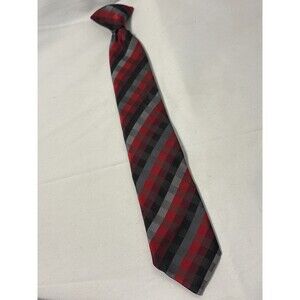 Youth BERGAMO NEW YORK Clip On Tie - 15 in